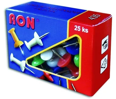 Obrázok produktu pre Špendlíky na nástěnku RON  -  25 ks