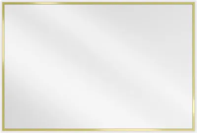 Obrázok produktu pre Obdĺžnikové kúpeľňové zrkadlo Mexen Loft 90 x 60 cm, zlatý rám - 9852-090-060-000-50
