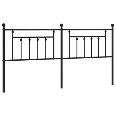 Zdjęcie produktu dla Metalowe Wezgłowie, Czarne, 200 Cm Lumarko!