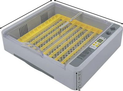 Obrázek produktu pro Inkubátor na vejce, kapacita 36 vajec, automatická regulace teploty, LED displej, ŠEDÝ