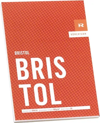 Produktbild von RÖMERTURM Künstlerblock "BRISTOL" DIN A3 50 Blatt hellweiß