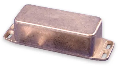 Produktbild von HAMMOND Aluminium-Gehäuse, 1590AFL, 92,5x38,5x31 mm, mit Befestigungsflansch