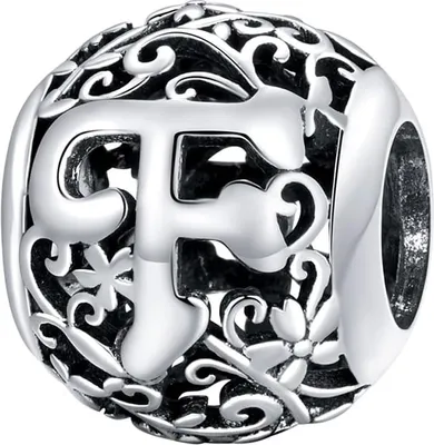 Image de Pendentif Pandora avec la lettre F (Trusky)