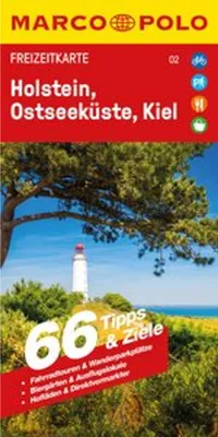 Zdjęcie produktu dla MARCO POLO Leisure Map 2 Holstein, wybrzeże Morza Bałtyckiego, Kilonia 1:100 000