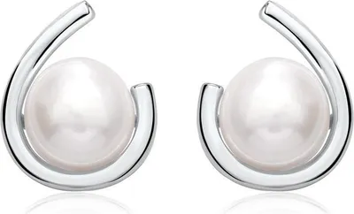 Produktbild von Unique Ohrstecker für Damen aus Sterlingsilber mit Perlen
