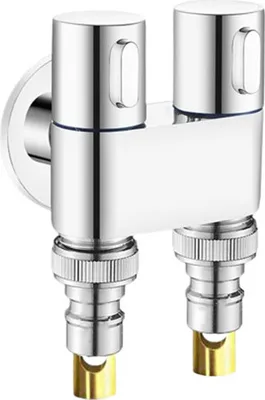 Produktbild von INF Haushalts-Doppelsteuerung, ein-in-zwei-aus-Dreieckventil, Kupfer-Mini-Wasserdüse