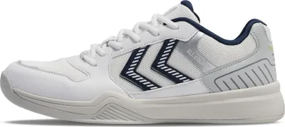 Produktbild von Hummel All Court Indoor Hallenschuhe Sportschuhe weiß/blau/grau 228237-9256, Schuhgröße:43.5 EU