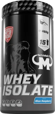 Produktbild von Mammut Nutrition - Whey Isolate - 460 g Dose, 1 x 460 g Dose, Geschmack: Blue Raspberry