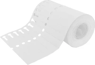 Produktbild von CombiCraft PVC Schlaufenetiketten 120x13mm - Weiß - 1000 Stück