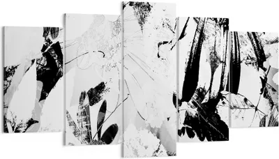 Produktbild von Bild auf Leinwand - Leinwandbild - Abstraktion modern - 160x85cm - Wand Bild - Wanddeko - Leinwanddruck - Bilder - Kunstdruck - Wanddekoration - Leinwand bilder - Wandkunst - EA160x85-3509