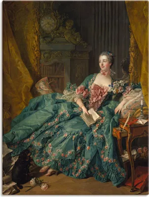 Produktbild von ARTland Leinwandbild Bildnis der Marquise de Pompadour. 1756 Größe: 30x40 cm