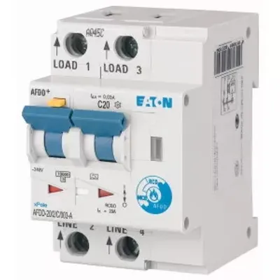Produktbild von EATON AFDD-20/2/C/003-A AFDD-20/2/C/003-A Brandschutzschalter (187222)