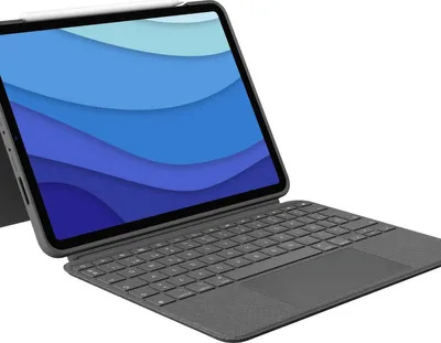 Immagine prodotto di Logitech Combo Touch - Tastiera e custodia folio - con trackpad - retroilluminata - Apple Smart connector - QWERTY - Spagnolo - Grigio Oxford - per Apple iPad Pro da 11 pollici (1a generazione, 2a generazione, 3a generazione)