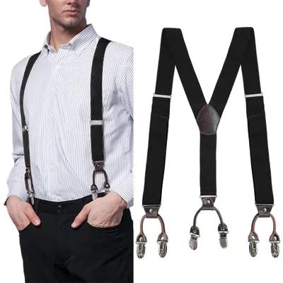 Image de Élastiques de fixation robustes avec clips - Noir