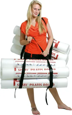 Produktbild von Sissel Pilates Roller 9er Sparpaket mit 2 Tragegurten