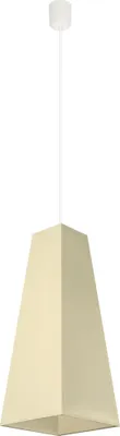 Produktbild von Hängeleuchte, Stoff, creme, L 20 cm, PIRAMIDE