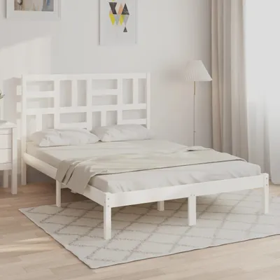 Produktbild von Massivholzbett Weiß 160x200 cm , Klassische Betten Design 2024