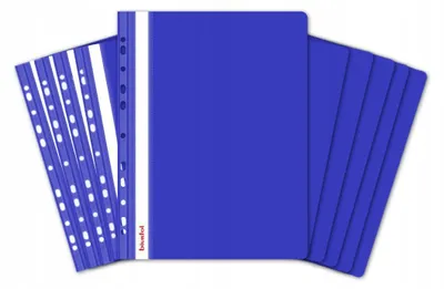Produktbild von Biurfol PP A4 Hart-Klemmmappe 10 Stück Dunkelblau