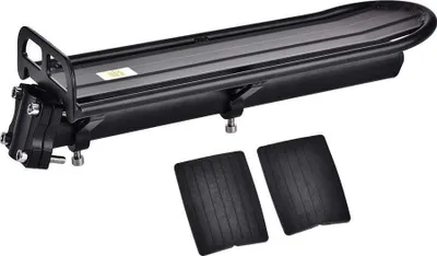 Produktbild von Fahrrad Gepäckträger Aluminium Sattelstütze Verstellbares Hinterradträger Montage 10kg Kapazität Schwarz für Mountainbike und Rennrad