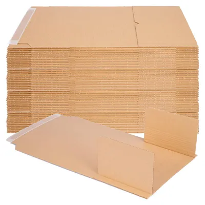 Produktbild von Buchverpackung 100 Stück selbstklebend, 245 x 165 x 20-70 mm, Universal Wickelverpackung