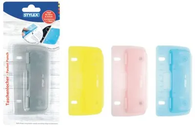 Obrázek produktu pro STYLEX® 42662 Děrovačka na kapsy - na pilníky, různá, plast, blistrové balení