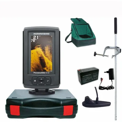 Produktbild von Humminbird PiranhaMax 4 DI Down Imaging Echolot Portabel Master Edition Plus – Komplettsystem