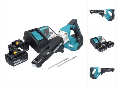 Zdjęcie produktu dla Makita DFR 551 RG wkrętarka akumulatorowa 18 V 25 - 55 mm bezszczotkowa + 2x akumulator 6,0 Ah + ładowarka