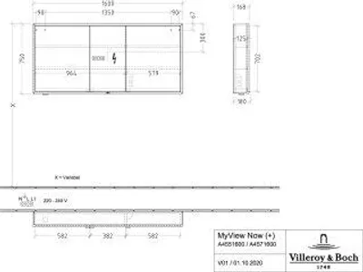 Produktbild von Villeroy & Boch A48116VL Aufputz-SPS My View+ A48116