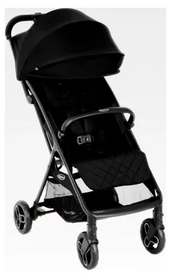 Produktbild von Myavo Kinderwagen, leicht und schnell zusammenklappbar, geeignet von Geburt bis ca. 4 Jahre (22 kg), mit Regenabdeckung, Midnight
