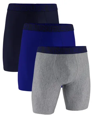 Produktbild von Under Armour Herren Multipack Performance Tech Boxerjock Slip, 22,9 cm Innennaht, ganztägiger Komfort und weich, Royal Solid 3er-Pack, Small