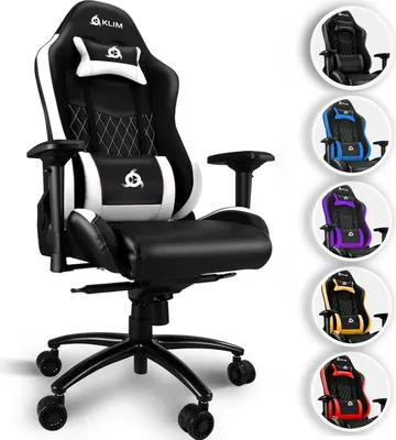 Produktbild von KLIM Esports Gaming Stuhl NEU 2024 Lenden- & Nackenstütze