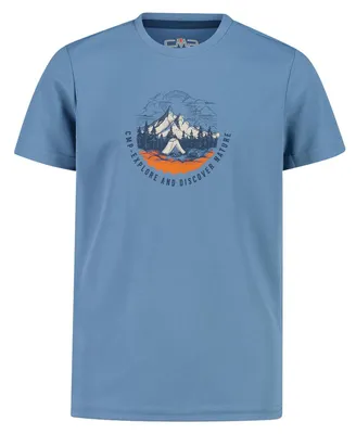 Immagine prodotto di Maglietta outdoor CMP per ragazzi con funzione Dry blu 128