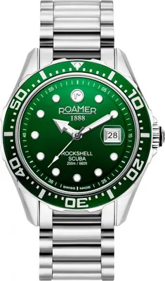 Image de Montre homme ROAMER 220858 41 75 50 verte sportive