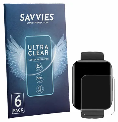Produktbild von 6x Für Dakofied D1B Schutzfolie Savvies Displayschutz Display Schutz Folie Klar Transparent