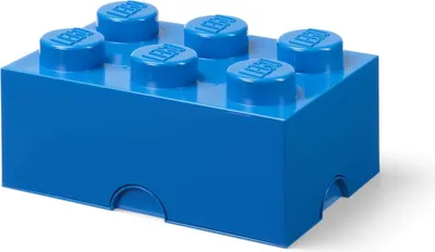Zdjęcie produktu dla Room Copenhagen 40000801 Pojemnik na 6 klockw LEGO niebieski