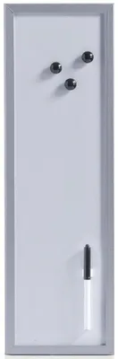 Produktbild von Zeller Magnet-/Schreibtafel, alugrau 20x60