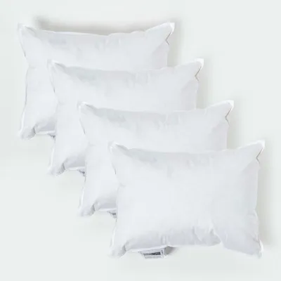 Produktbild von HOMESCAPES 4er-Set Füllkissen 30 x 40 cm – Kissenfüllung Entenfedern
