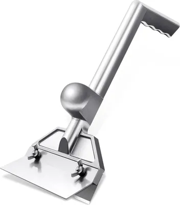 Produktbild von Flachgrill Schaber 6 Zoll, Edelstahl Klinge, ergonomischer Aluminiumgriff, austauschbar, Profi Küchenwerkzeug für Teppanyaki, Pfanne & Geschenkideen