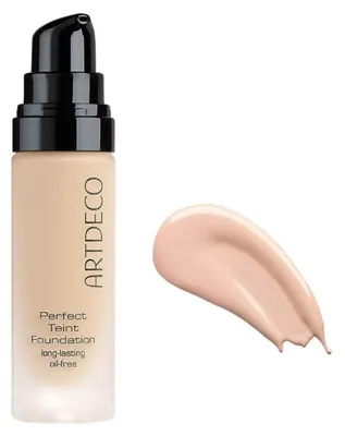 Zdjęcie produktu dla ARTDECO 4841.04, AQUA (WATER), DIMETHICONE, TALC, PEG-10 DIMETHICONE, TRIMETHYLSILOXYSILICATE, ISODODECANE,..., Nałożyć kilka kropli podkładu na grzbiet dłoni i za pomocą pędzla, gąbki...