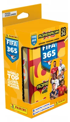 Obrázok produktu pre Large Tin of FIFA 365 2026 Panini Adrenalyn XL Football Card Packs