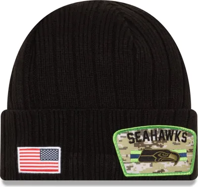 Produktbild von New Era NFL Seattle Seahawks Salute To Service Beanie 60182651 - OS