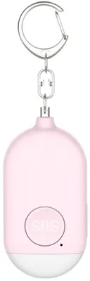 Image de Chargeur personnel - Autodéfense - Sécurité personnelle - Lampe LED rouge - 130 dB - Pour les femmes, les enfants et les personnes âgées - Lampe d'alarme rouge