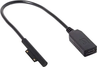 Produktbild von System-S USB 3.1 Typ C Ladekabel für Microsoft Surface Pro 3 4 5 6 Book 12V-15V 150cm