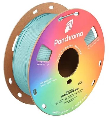 Produktbild von Polymaker Panchroma Marble PLA Filament, 1,75mm, 1kg - Farbton: Marble Slate Grey
