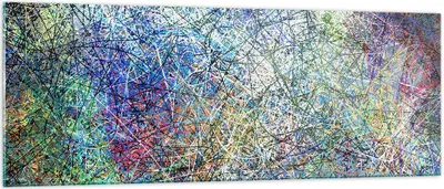 Produktbild von Bilder auf glas - Abstraktion modern - 140x50cm - Glasbilder - Wandbilder - Kunstdruck - zum Aufhängen bereit - Wanddekoration aus Glas - Glas Bilder - Wandbild auf Glas - Einteilig - GAB140x50-3668