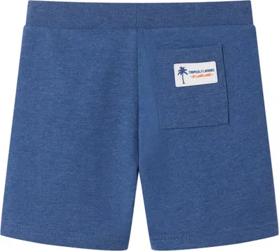 Immagine prodotto di vidaXL Pantaloncini da bambino con coulisse blu scuro melange 128