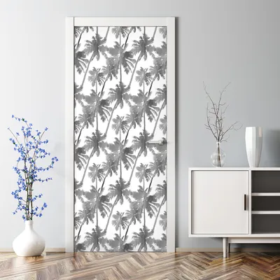 Produktbild von Dekorative Türaufkleber selbstklebend Klebefolie Aufkleber Blumensträuße Tupfen 70 x 200 cm