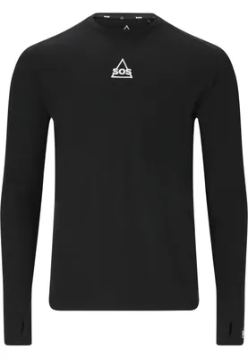 Image de SOS Baselayer Nuuk : sous-vêtement thermique avec régulation de la température et de l'humidité, couleur noire, taille S