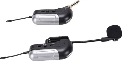 Obrázek produktu pro Bezdrátový akordeonový mikrofon UHF HD Sound Instrument Pick Up Mic 30 m dlouhý dosah 6 hodin výdrže baterie s přijímačem
