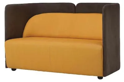 Produktbild von Sofa Leder Sofa 2 Sitzer Sofa Polster Sofas Design Luxus Moderner Doppelsofa